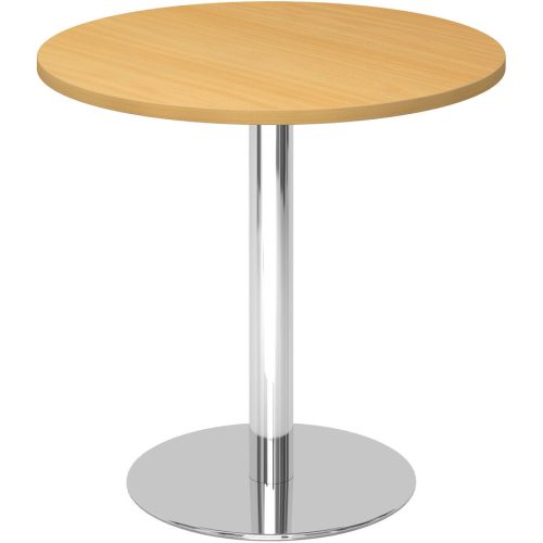 Besprechungstisch Office Braun Holz 80 cm - Farbe: Buche Dekor - Material: Holzwerkstoff - Besprechungstisch