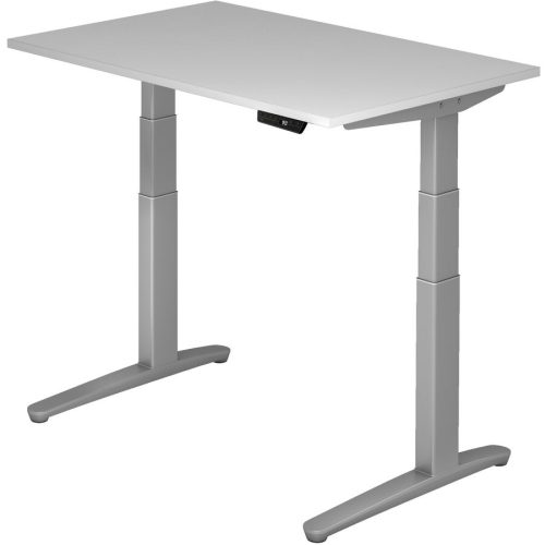 Schreibtisch Office premium Grau Holz 120 cm - Material: Holzwerkstoff - Schreibtisch