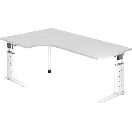 Hammerbacher, Hammerbacher Schreibtisch US82 200X120CM Weiß