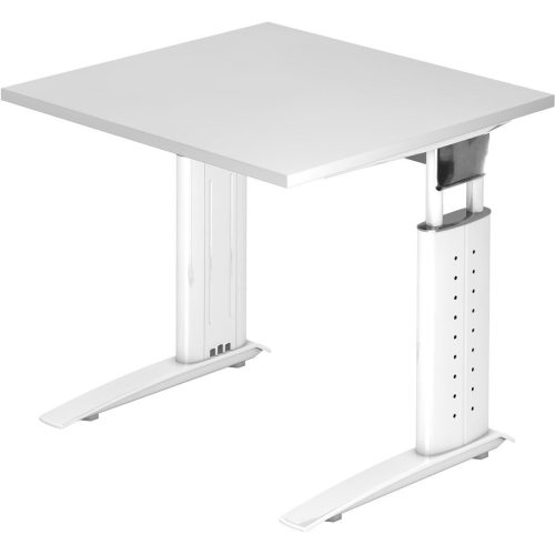 Hammerbacher, Hammerbacher Schreibtisch US08 80X80CM Weiß
