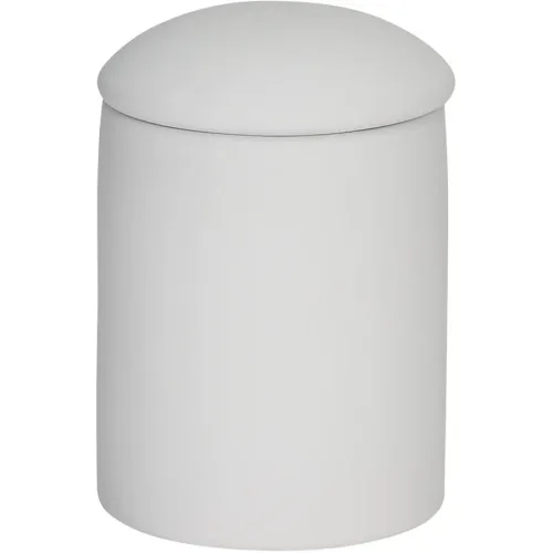 Kosmetikdose Lara Weiss Steingut 8 cm 10.8 cm - Kosmetikdose