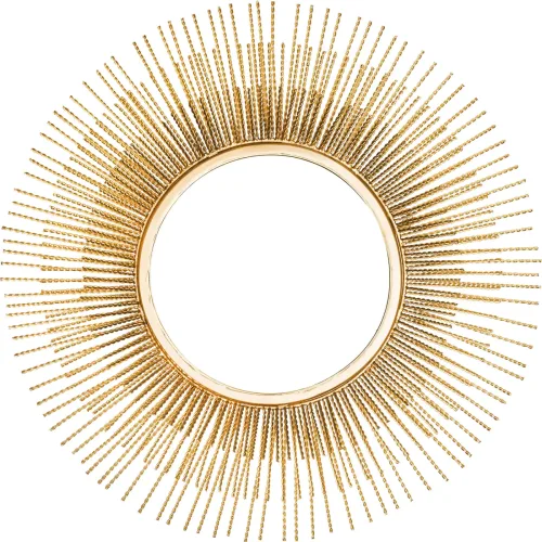LIVIQUE, Spiegel Ayla Gold Eisen/Glas 61 cm 61 cm - Spiegel