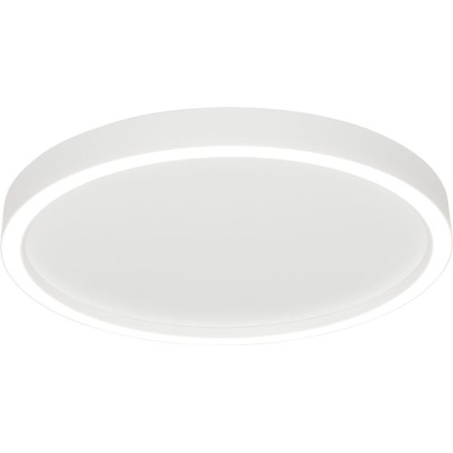 Bopp Deckenlampe Aura Weiss/Silber Aluminium - Farbe: Aluminium/Weiss - LED - Lichtfarbe: Extra warmweiss - Deckenlampe- LED Energiesparlampe