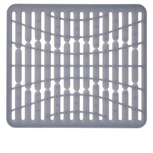 OXO Abtropfmatte Bare Grau Silikon 32.4 cm 28.6 cm - Abtropfmatte