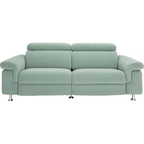 Sofa Rilasso III Cyan Stoff 202 cm 101 cm Verstellbare Stütze - Farbe: Mint - Sofa