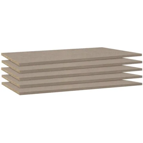 Tablar Cliff Grau Holz - Material: Holzwerkstoff - Tablar