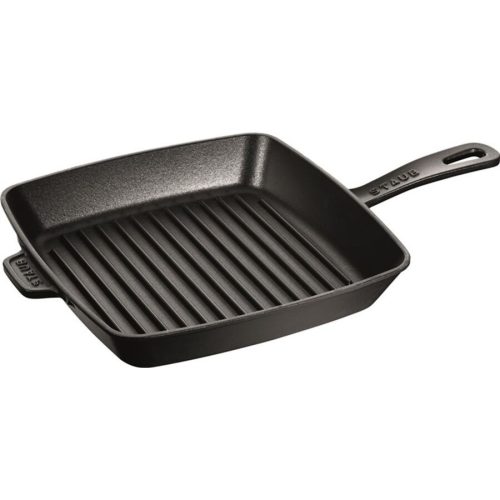 Grillpfanne STAUB Schwarz Eisen 6 cm - Material: Gusseisen - Grillpfanne