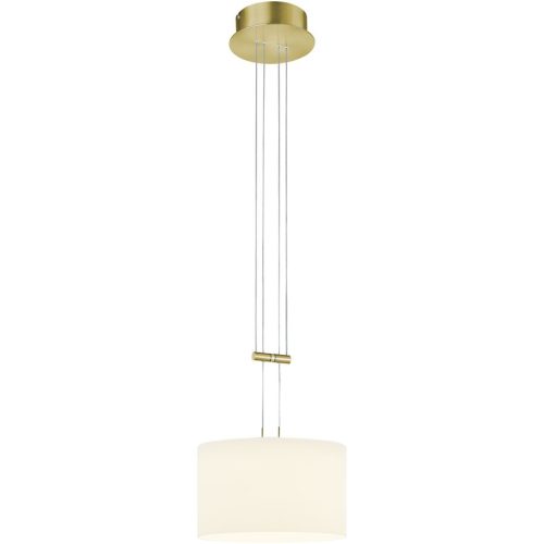 Designer-Pendellampe Bankamp Grazia Messing matt dimmbar D 32 cm - LED - Lichtfarbe: Extra warmweiss - Material: Glas - Designer-Pendellampe- LED