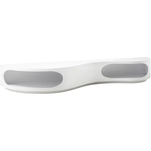 LIVIQUE, Lowboard Brick Weiss Holz 200 cm 30 cm 50 cm - Lowboard