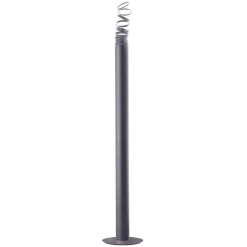 Designer-Stehlampe Artemide Decomposé Light D 30 cm H 180 cm - Farbe: rauchgrau - LED - Lichtfarbe: Warmweiss - Material: Aluminium -