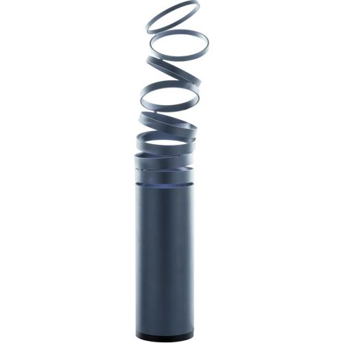 Designer-Tischlampe Artemide Decomposé Light E27 grau D 10 cm H 26 cm - Farbe: dunkelgrau - Material: Aluminium - Designer-Tischlampe