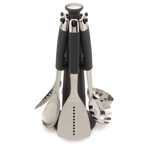Halter Joseph Joseph Elevate Schwarz/Silber Edelstahl/Nylon 22 cm - Farbe: silber/schwarz - Halter