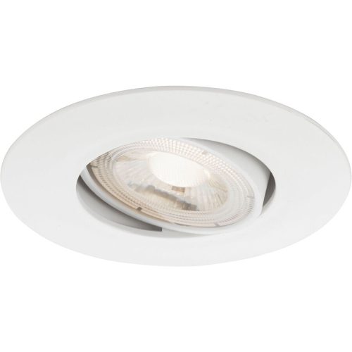 Einbaustrahler Marano Weiss Kunststoff 9 cm 2.4 cm - LED - Lichtfarbe: Warmweiss - Einbaustrahler- LED Energiesparlampe