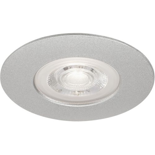 Einbaustrahler Marano Grau Kunststoff - Farbe: chrom matt - LED - Lichtfarbe: Warmweiss - Einbaustrahler- LED Energiesparlampe