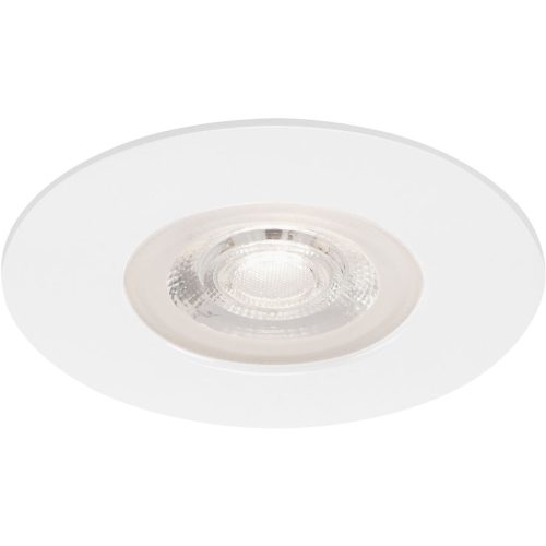 Einbaustrahler Marano Weiss Kunststoff 9 cm 2.5 cm - LED - Lichtfarbe: Warmweiss - Einbaustrahler- LED Energiesparlampe