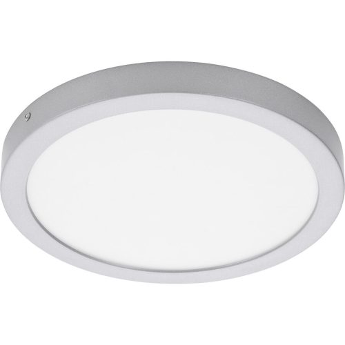 Deckenlampe Cissione Weiss/Grau Kunststoff/Metall 30 cm 3 cm - Farbe: chrom matt/weiss - LED - Lichtfarbe: Helles Neutralweiss - Material: