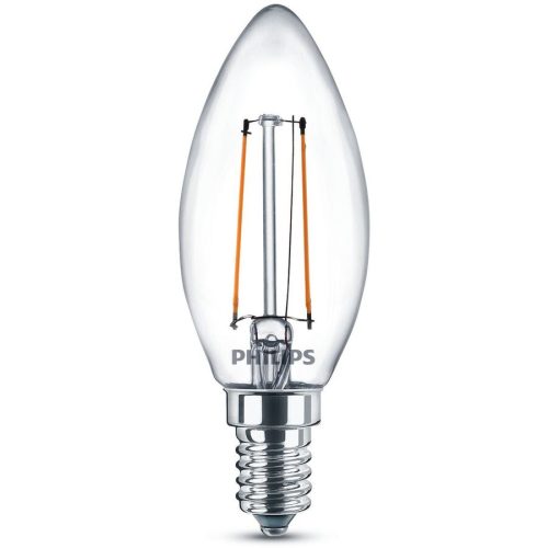 Philips LED, Philips LED 78205400 LED EEK E (A - G) E14 Kerzenform 2 W = 25 W Warmweiß (Ø x L) 3.5 cm x 9.7 cm 2 St.