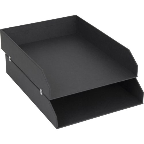 Bigso Box of Sweden, BIGSO BOX OF SWEDEN Briefablage 2er-Set 15753200 Hakan dunkelgrau 23x12x31