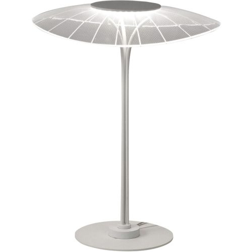 Tischlampe Arber Weiss 30 cm 38 cm - LED - Lichtfarbe: Warmweiss - Material: Metall/Methacrylat - Tischlampe- LED Energiesparlampe