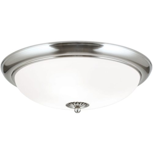 Briamond Deckenlampe Empire Grau Messing/Glas 47 cm 14 cm - Farbe: chrom - Deckenlampe