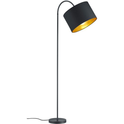 Stehlampe Daro Schwarz Metall 35 cm 156 cm - Farbe: schwarz matt - Stehlampe