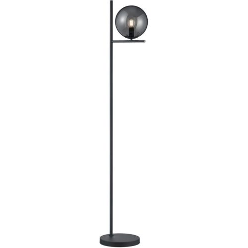 Stehlampe Reya Grau Metall 25 cm 150 cm - Farbe: anthrazit - Stehlampe