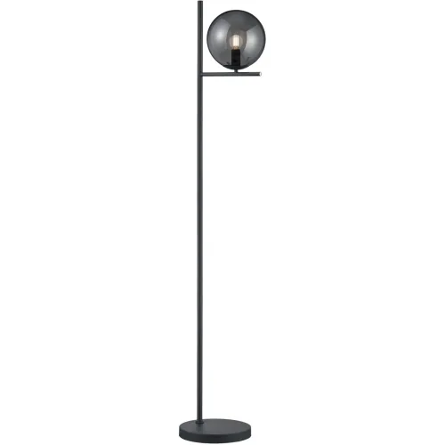 LIVIQUE, Stehlampe Reya Grau Metall 25 cm 150 cm - Farbe: anthrazit - Stehlampe
