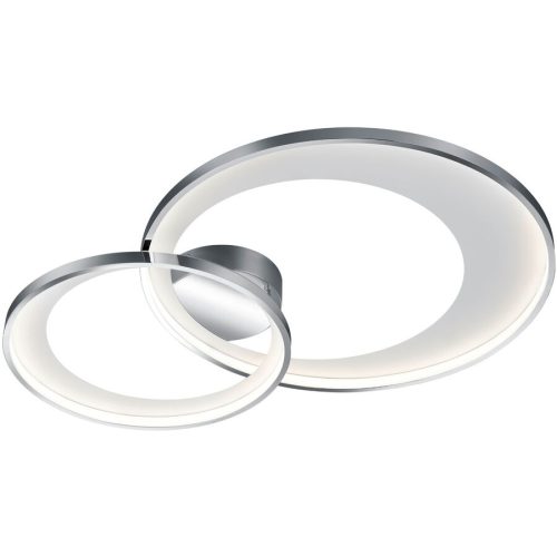 Deckenlampe Diluc Grau Metall 85 cm 8.5 cm - Farbe: chrom - LED - Lichtfarbe: Warmweiss - Deckenlampe- LED Energiesparlampe