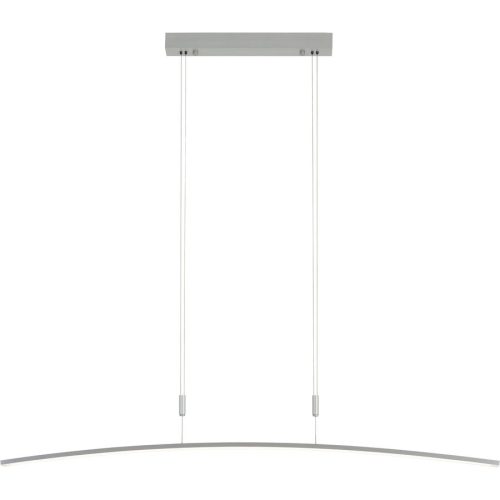 Bopp Pendellampe Divine Silber Aluminium 120 cm 140 cm - LED - Lichtfarbe: Extra warmweiss - Helles Neutralweiss - Pendellampe- LED Energiesparlampe