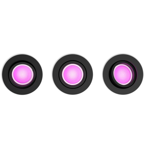Philips Hue, Philips Hue Hue Einbauleuchte 8720169318977 Centura Hue GU10 5.7 W Warmweiß bis Kaltweiß, RGBW