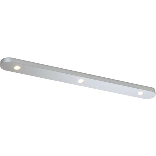 Bopp Deckenlampe Close Silber Aluminium 5 cm 1.5 cm - Farbe: Aluminium eloxiert - LED - Lichtfarbe: Extra warmweiss - Deckenlampe- LED