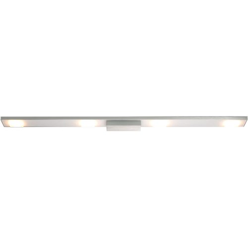 Bopp Deckenlampe Slight Silber Aluminium 12 cm 4 cm - Farbe: Aluminium geschliffen - LED - Lichtfarbe: Extra warmweiss - Deckenlampe- LED