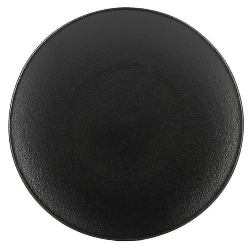 Revol Frühstücksteller Equinoxe Schwarz Porzellan 16 cm - Farbe: schwarz matt - Frühstücksteller
