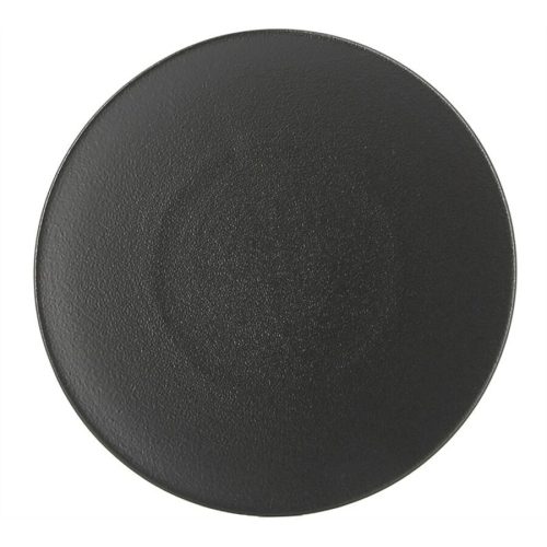 Revol Dessertteller Equinoxe Schwarz Porzellan 21.5 cm - Farbe: schwarz matt - Dessertteller