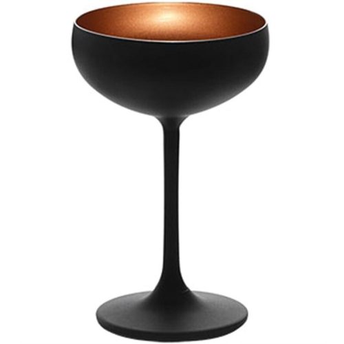 Vega, VEGA Champagnerschale Joleen; 220 ml, 9x15.1 cm (ØxH); schwarz/kupfer; 6 Stück / Pack