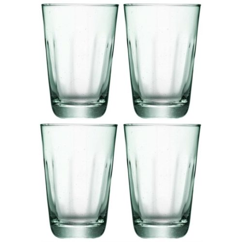 LSA - Longdrinkbecher, 4Stk, 350 ml, Grün Transparent