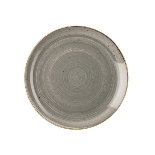 Churchill, Churchill Teller flach Stonecast Peppercorn Coupe; 28.8 cm (Ø); grau/braun; rund; 12 Stück / Pack