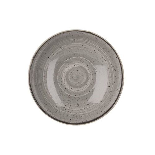 Churchill, Churchill Schale tief Stonecast Peppercorn Coupe; 1136 ml, 24.8x3.6 cm (ØxH); grau/braun; rund; 12 Stück / Pack