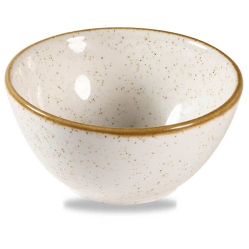 Churchill, Churchill Snack Schale Stonecast Barley White; 400 ml, 13 cm (Ø); weiss/braun; rund; 12 Stück / Pack