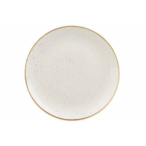 Churchill, Churchill Teller flach Stonecast Barley White Coupe; 32.4 cm (Ø); weiss/braun; rund; 6 Stück / Pack