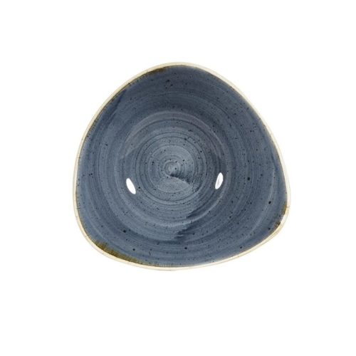 Churchill, Churchill Bowl Schale  Stonecast Blueberry dreieckig; 600 ml, 23.5x23.5 cm (LxB); blau/braun; 12 Stück / Pack