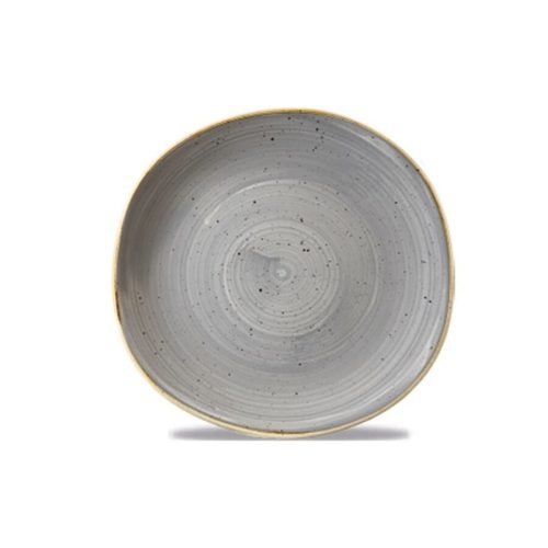 Churchill, Churchill Teller flach Stonecast Peppercorn organisch; 26.4 cm (B); grau/braun; organisch; 12 Stück / Pack