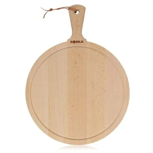 Boska, Servierbrett Rund Amigo L D33cm braun Buche geölt