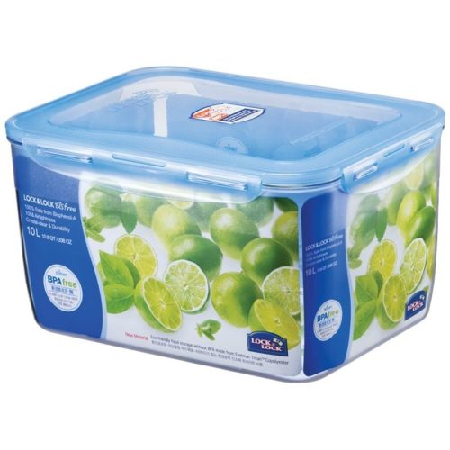 Lock&Lock Vorratsdose Sound Lock Transparent/Blau Kunststoff 32.3 cm 17.7 cm - Farbe: transparent, blau - Material: Tritan - Vorratsdose
