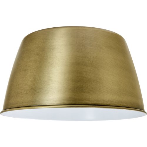 Lampenschirm Annabell Gold Metall 36 cm 21 cm - Farbe: messing - Lampenschirm