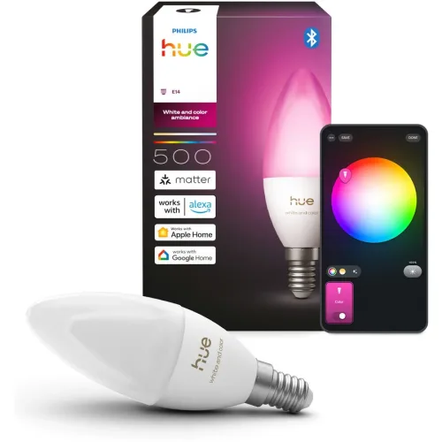 Philips Hue, Philips Hue Smarte Kerzenlampe E14 Weiss 4 W