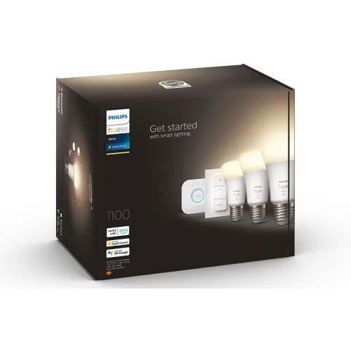 Philips Hue, Philips Hue Spezialleuchtmittel "White, 3 x E" E27 Warmweiss
