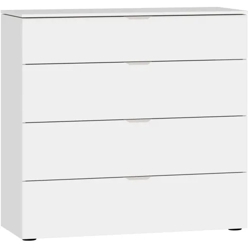 arena, Kommode Arena Beimöbel Weiss Holzwerkstoff 90 cm 43 cm - Kommode