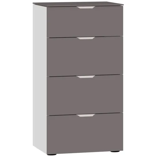 arena, Kommode Arena Beimöbel Grau Holzwerkstoff 45 cm 43 cm - Farbe: dunkelgrau - Kommode