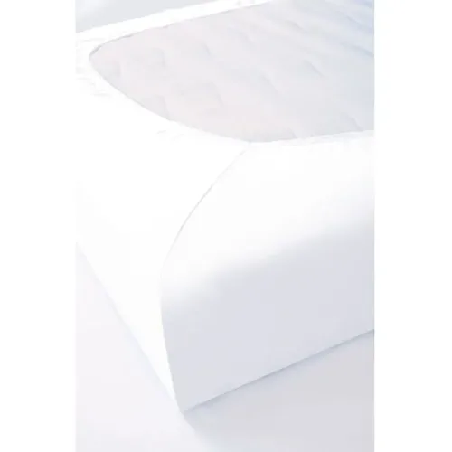 Living Home Molton Frottee Weiss Baumwolle 200 cm 120 cm - Farbe: white - Molton